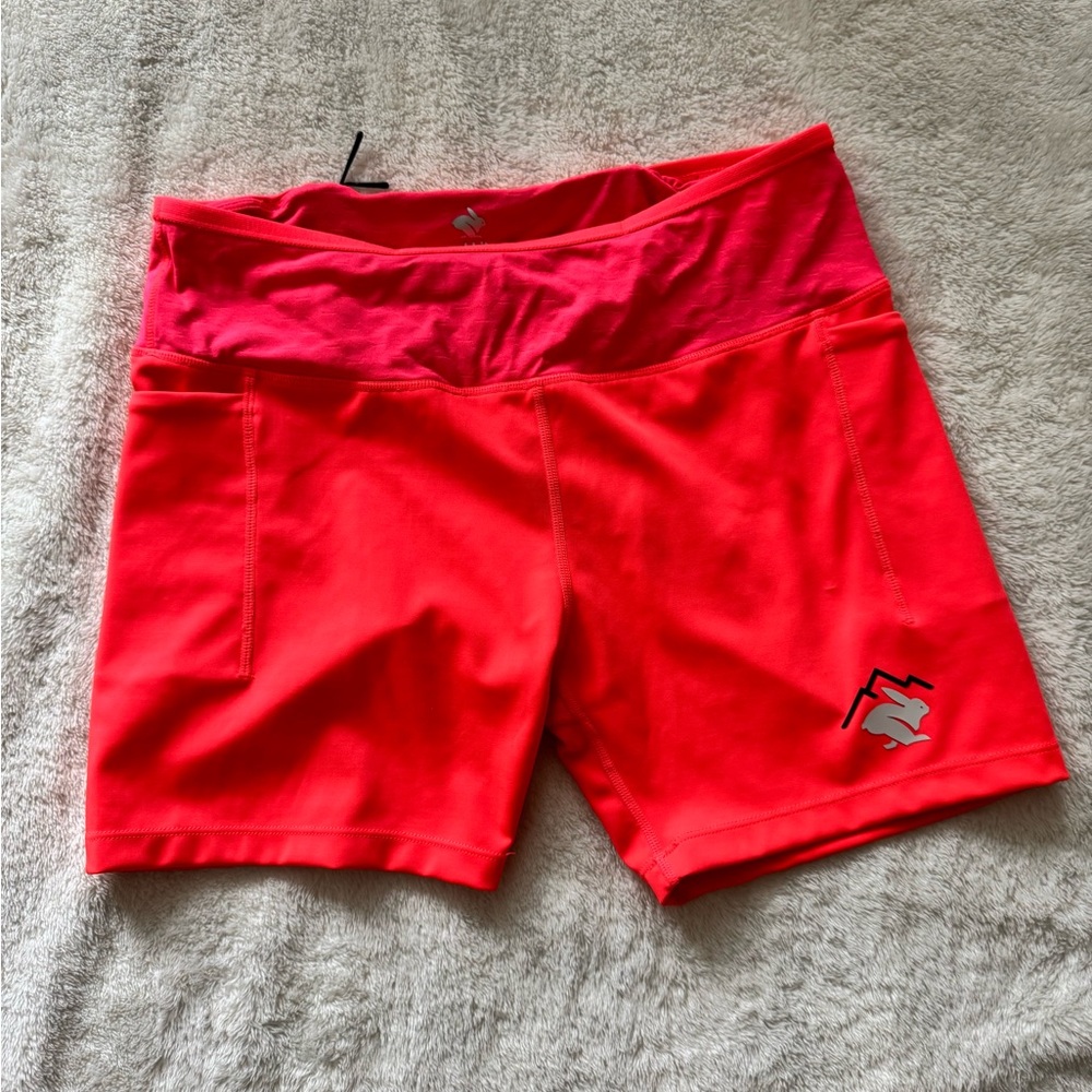 Women's Athletic Shorts - Bright Red Performance Shorts
